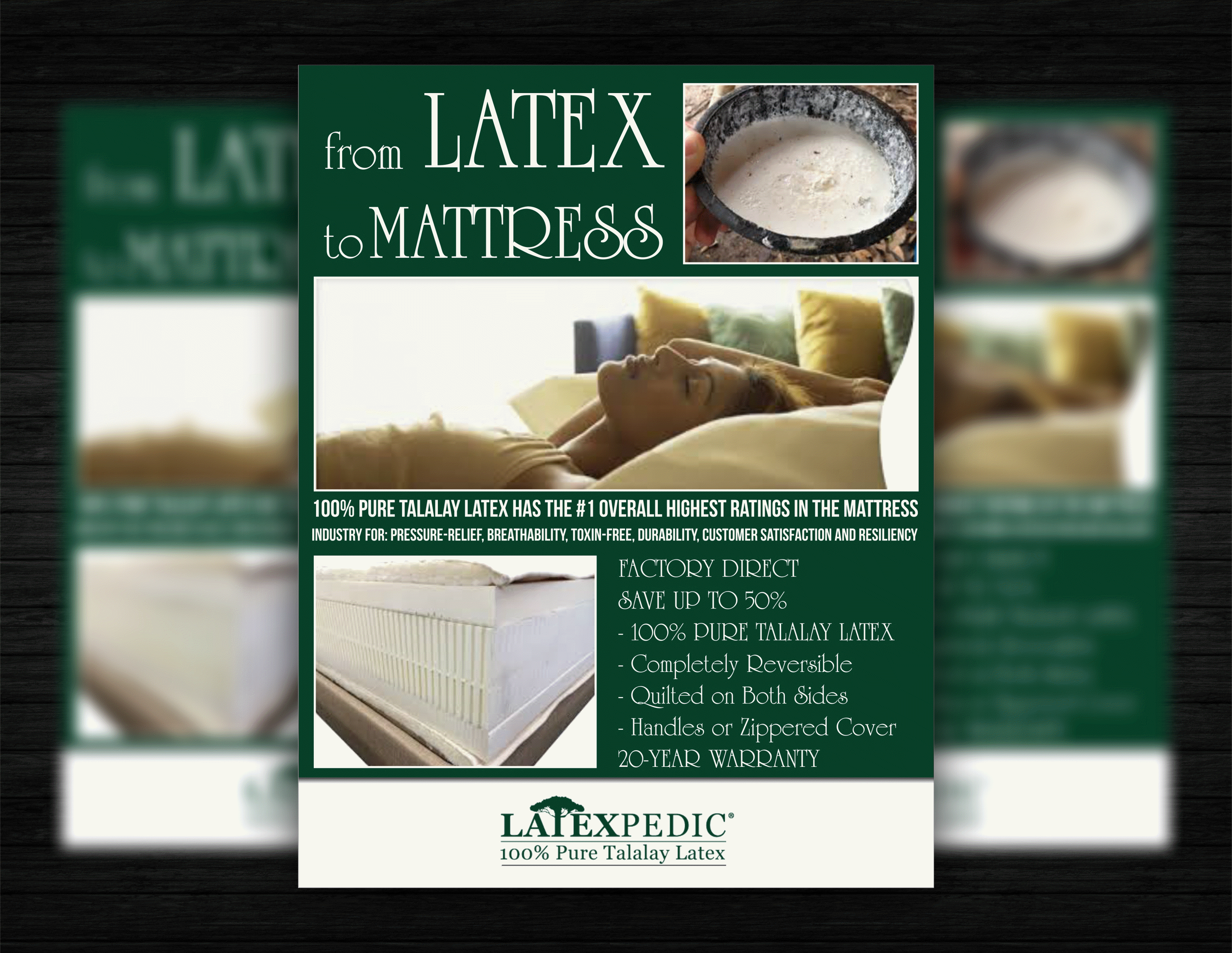 Mesa latex foam mattress