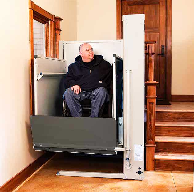 vpl - vertical platform porchlift in Mesa AZ. ADA business commercial installation