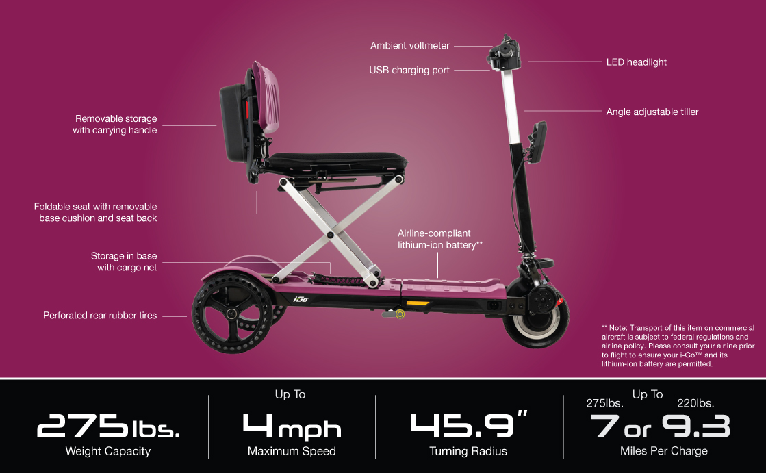 Mesa Pride GoGo 3-Wheel Scooters